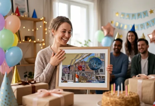Poster als Geburtstagsgeschenk